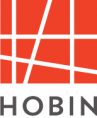 Hobin Logo orange-grey 13mm