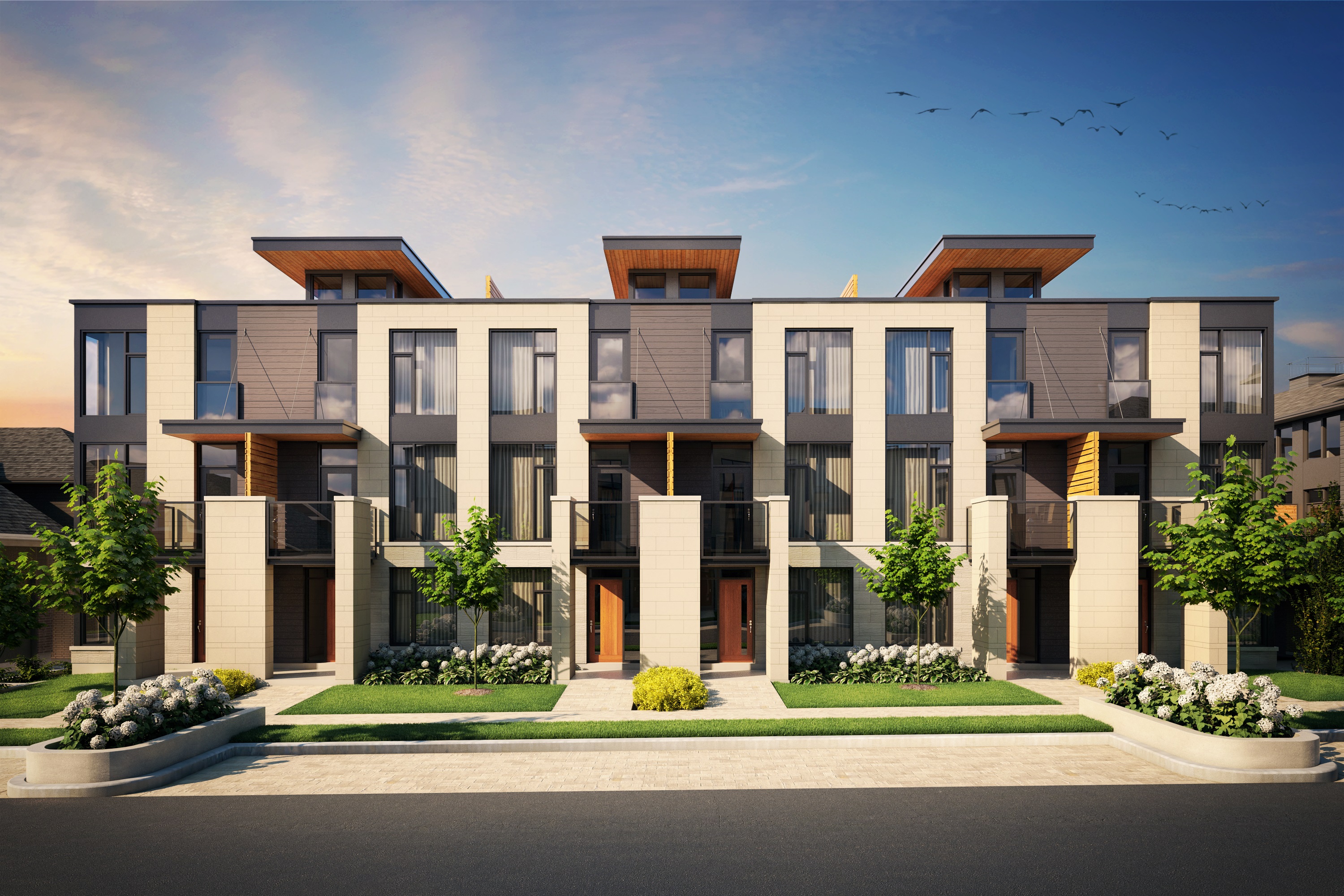 The Panorama Townhomes in Ottawa Greystone Village